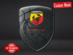 Fiat Abarth Emblemas Auto Personalizados Edición Máximo Estilo